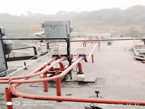 衡陽(yáng)倉(cāng)頂除塵及管道改造工程案例